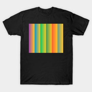 Scenic Gradient Stripes T-Shirt